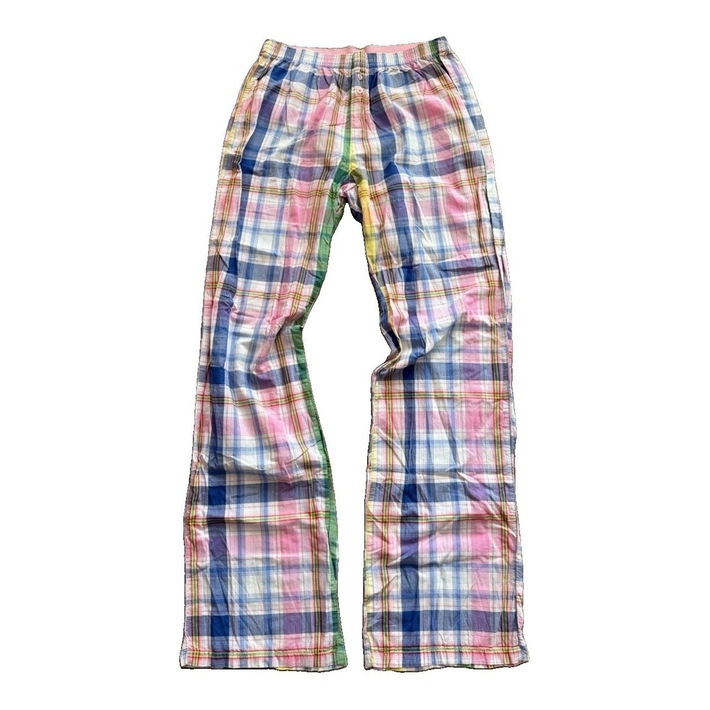 Vintage Victoria's Secret Pink Flannel/ Gingham Pajama Pants, 2004 Small